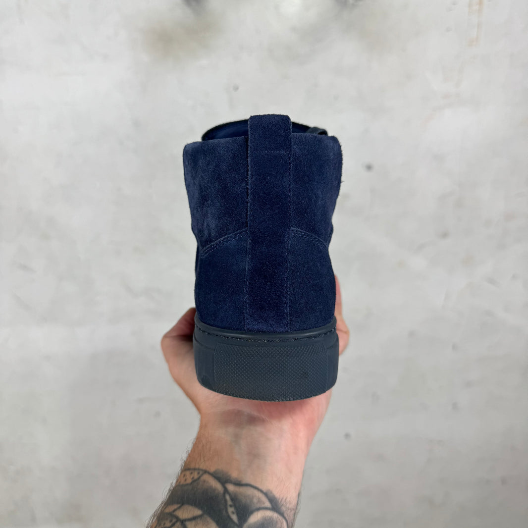 Balenciaga Navy Suede Arena Highs