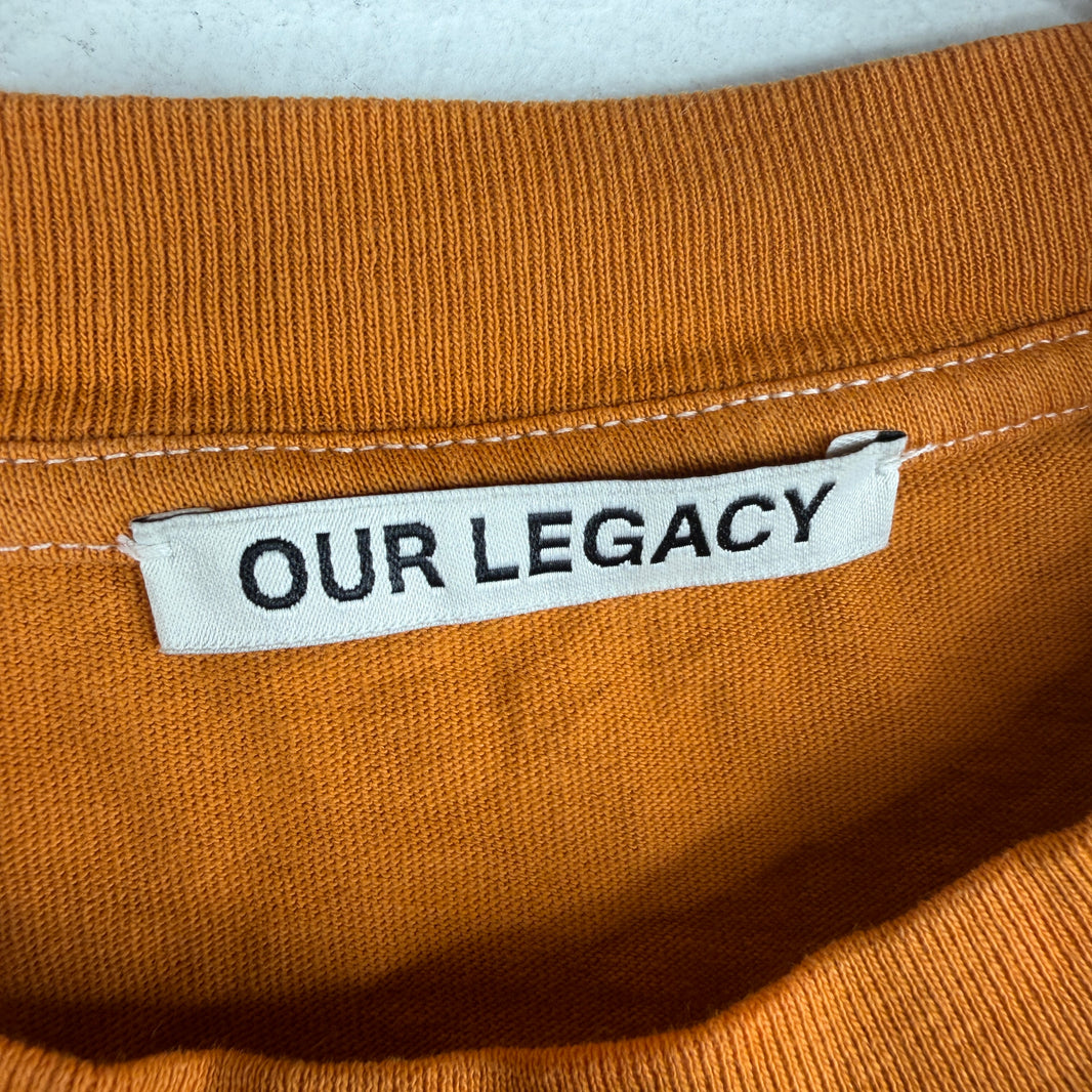 Our Legacy Orange Work Shop T-Shirt