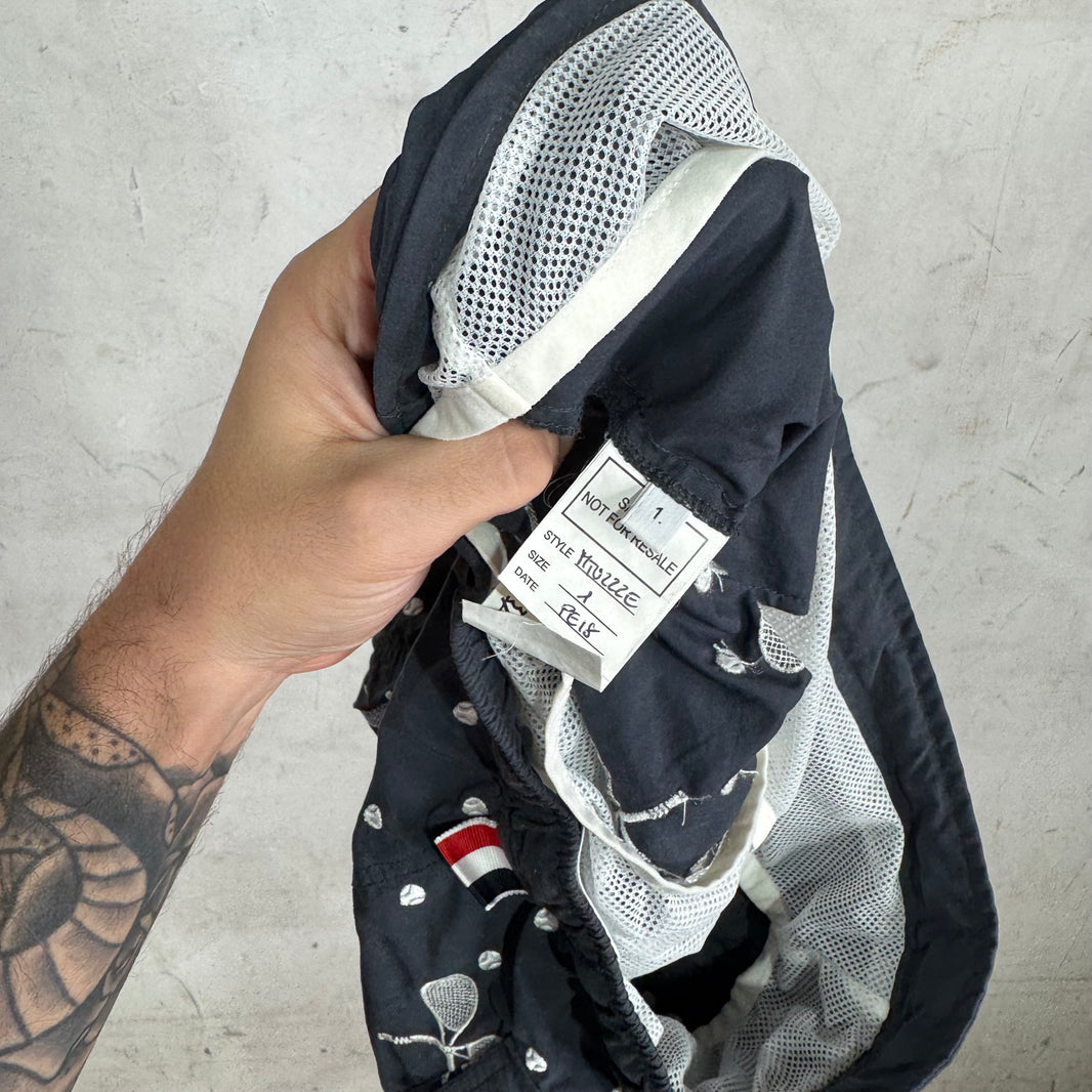 Thom Browne Tennis Dachsound Swim Trunks
