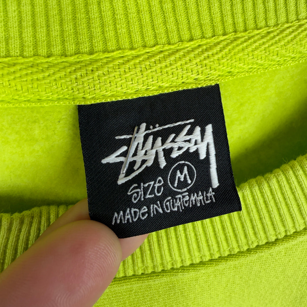Stussy DSM Neon Green Crewneck