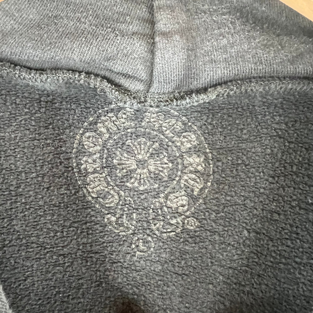 Chrome Hearts Smoked Vertical Logo Hoodie
