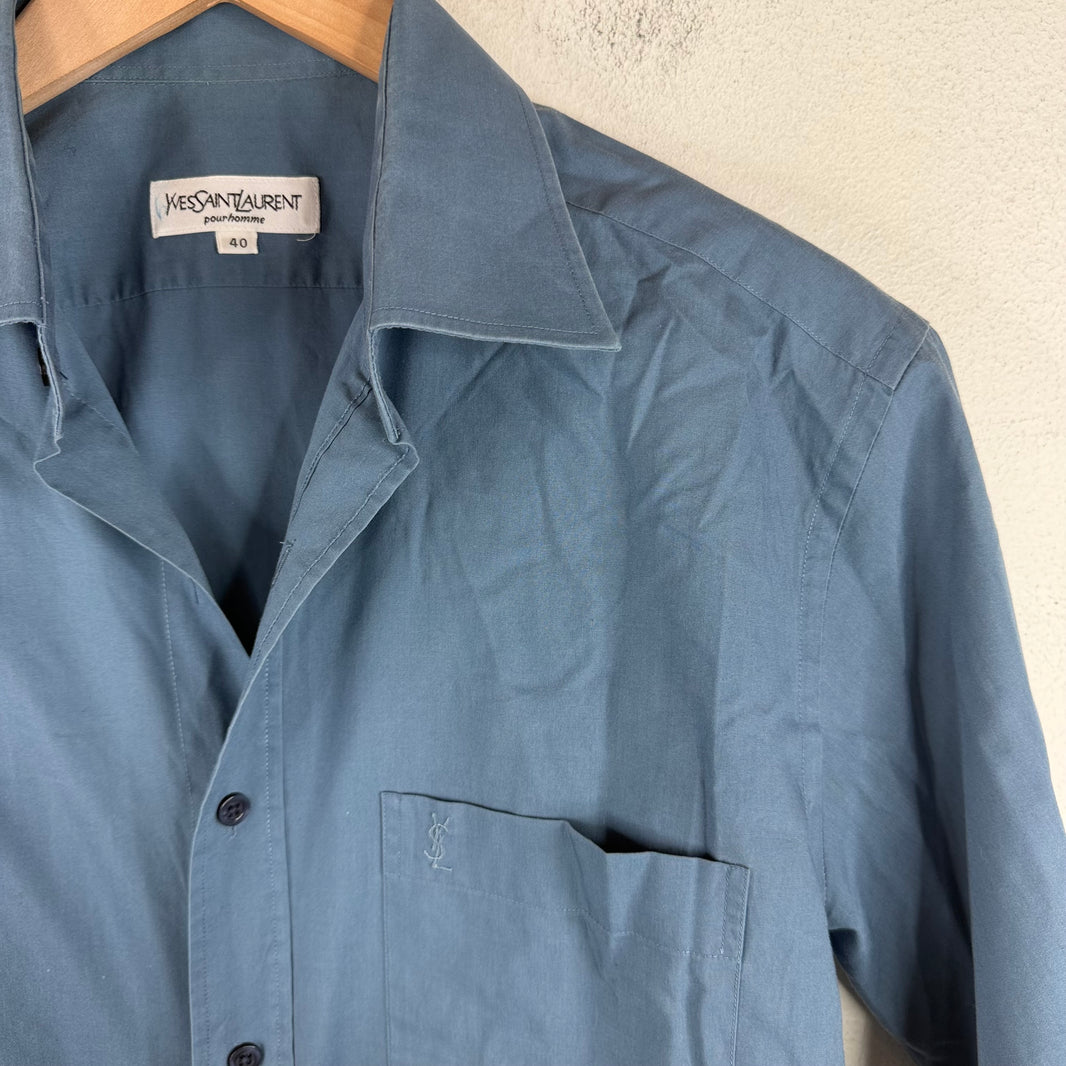 Yves Saint Laurent Blue S/S Shirt