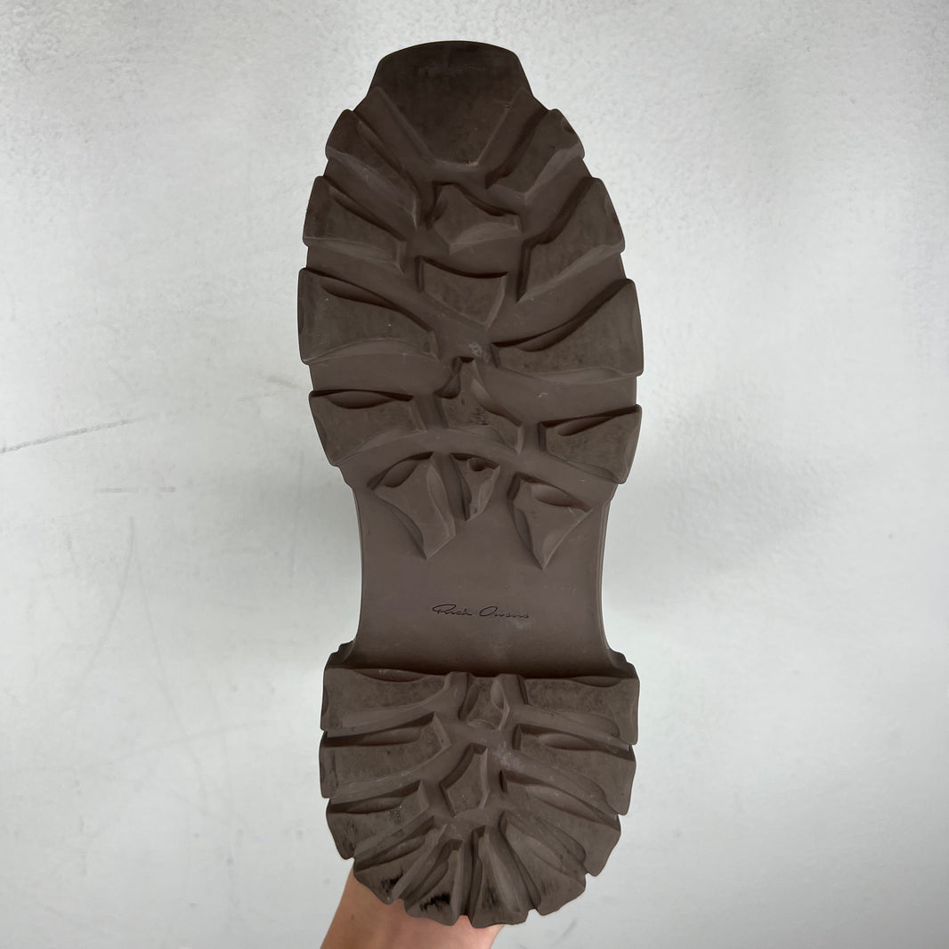 Rick Owens Suede Creeper Bozo Tractor Boots