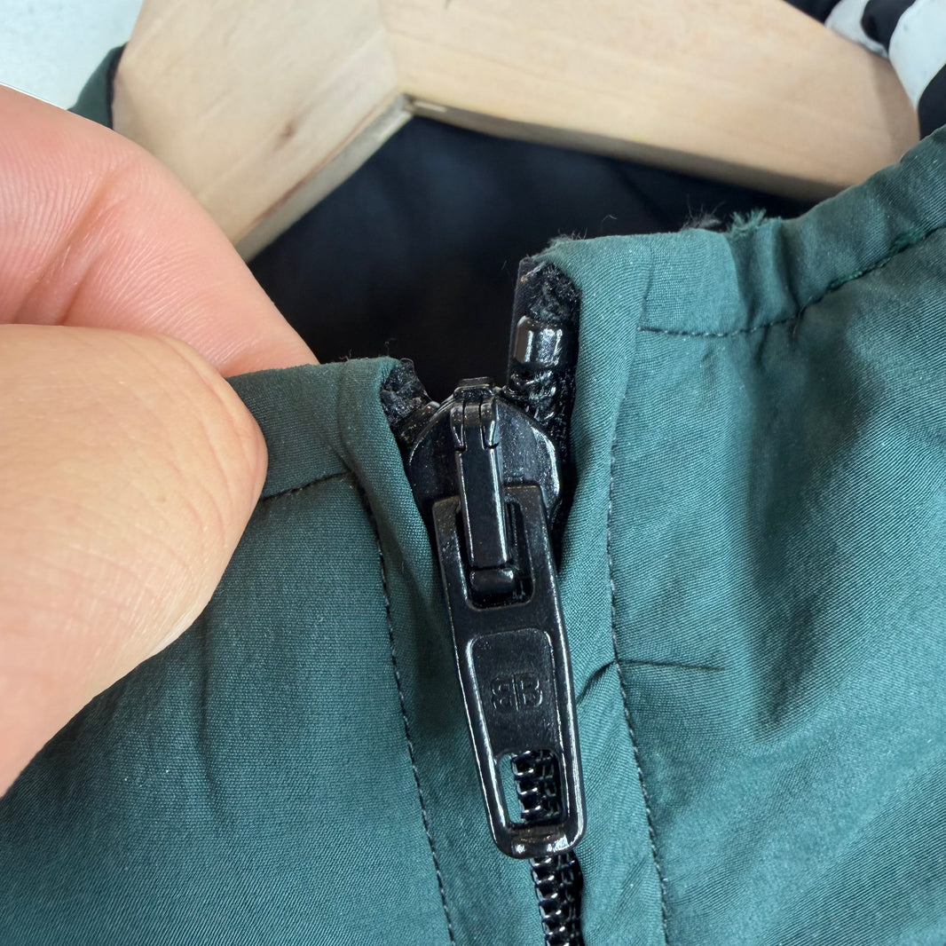 Balenciaga Adidas Sample Reversible Green Striped Track Jacket