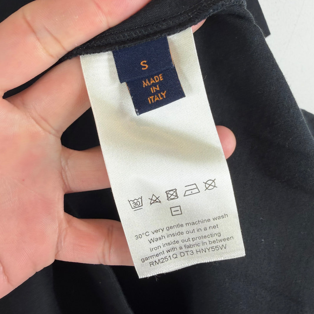 Louis Vuitton Black Embossed T-Shirt