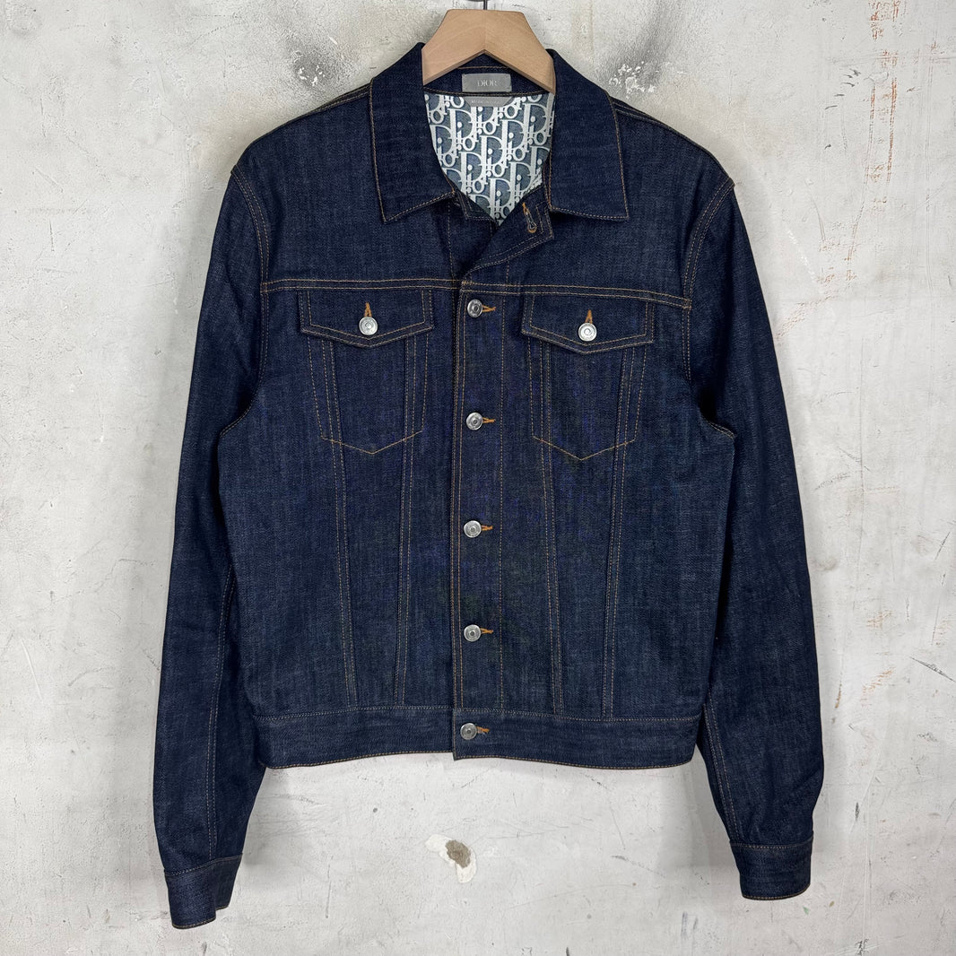 Dior Oblique Monogram Lined Denim Jacket