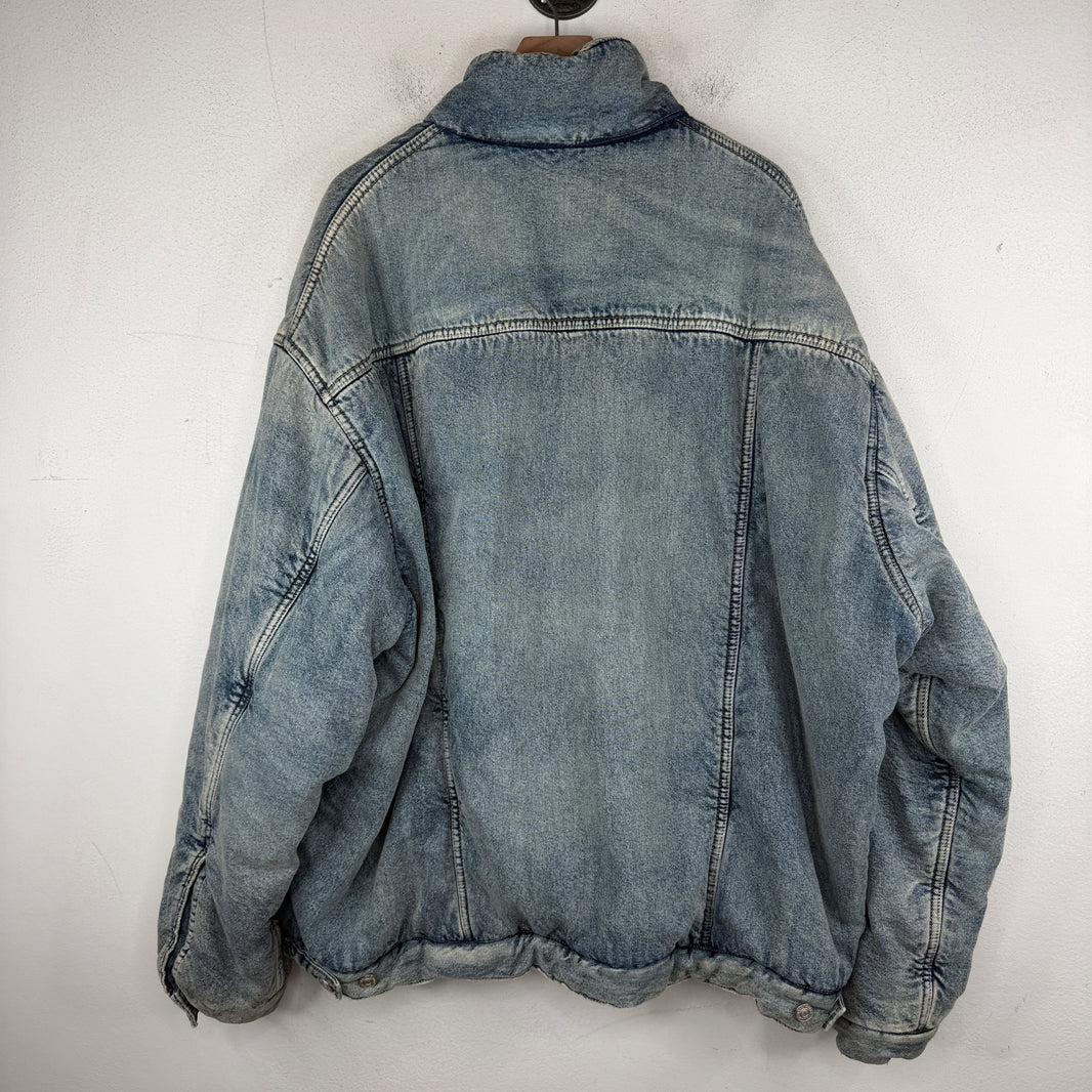 Balenciaga Denim Puffer Jacket