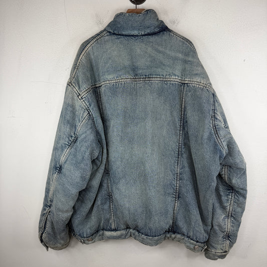 Balenciaga Denim Puffer Jacket
