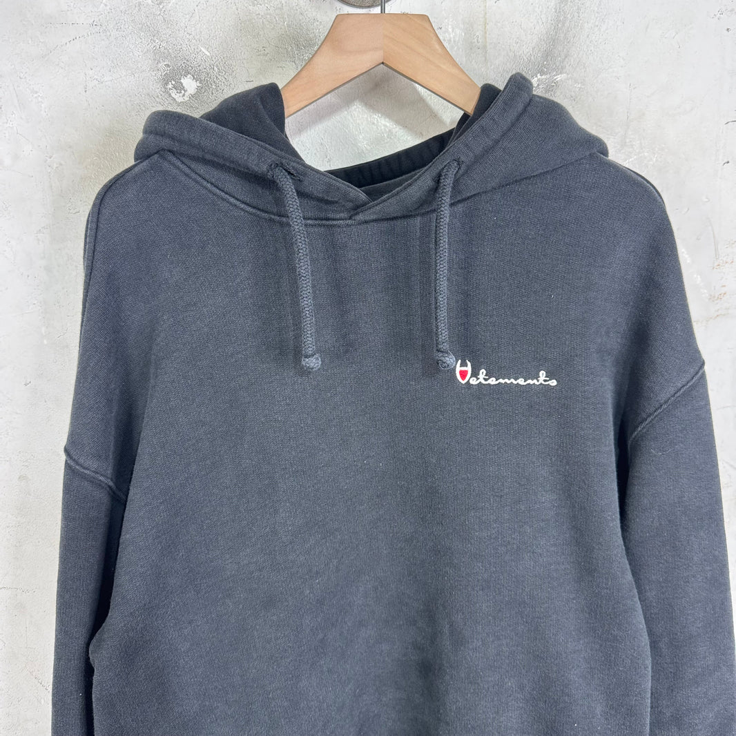 Vetements Oversized Champion Parody Hoodie