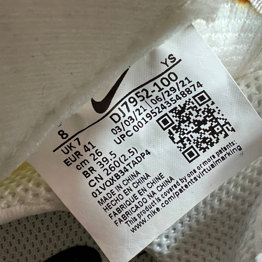 Nike CDG White Foamposite Sneakers