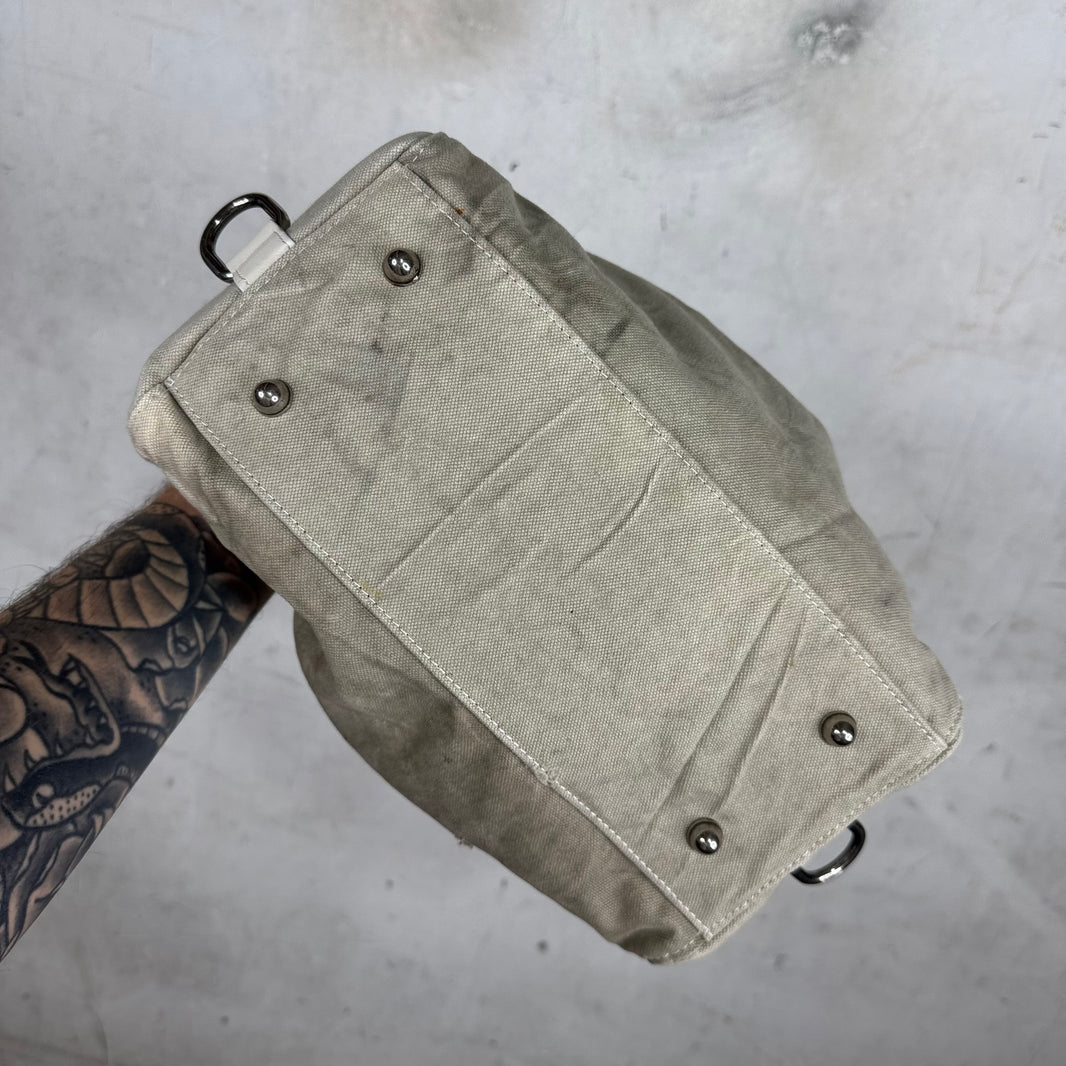 ERD Small Brass Handle Mail Canvas Bag
