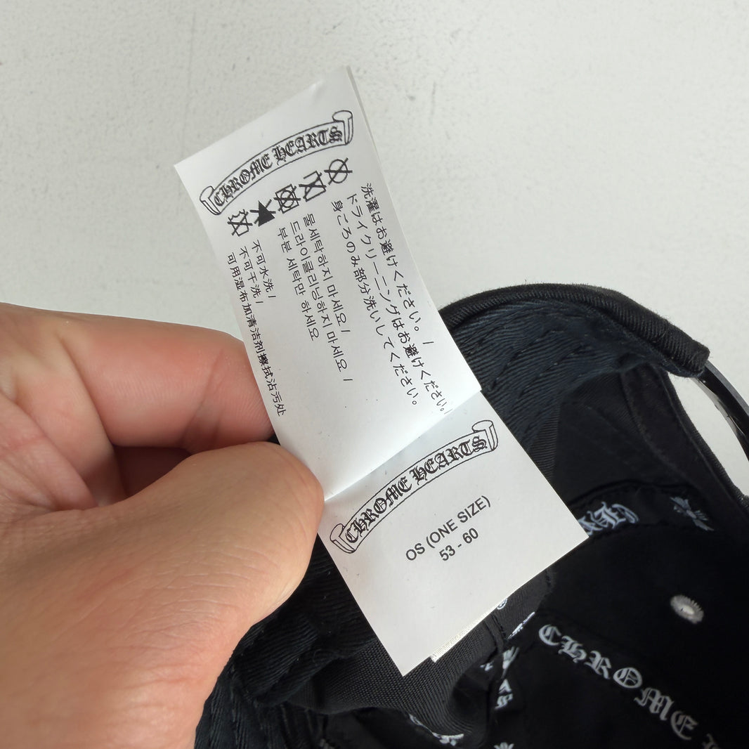 Chrome Hearts Black Gas Station Hat