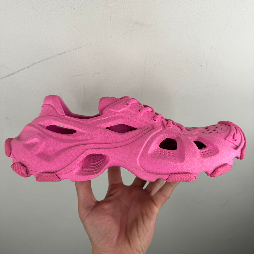 Balenciaga Pink Lace Up HD Sneakers