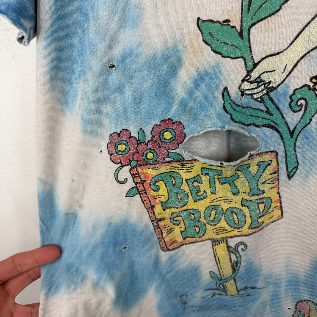Vintage Smoked Tie Dye Betty Boop T-Shirt