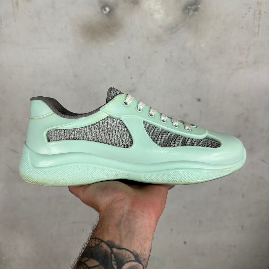 Prada Teal Rubberized Americas Cup