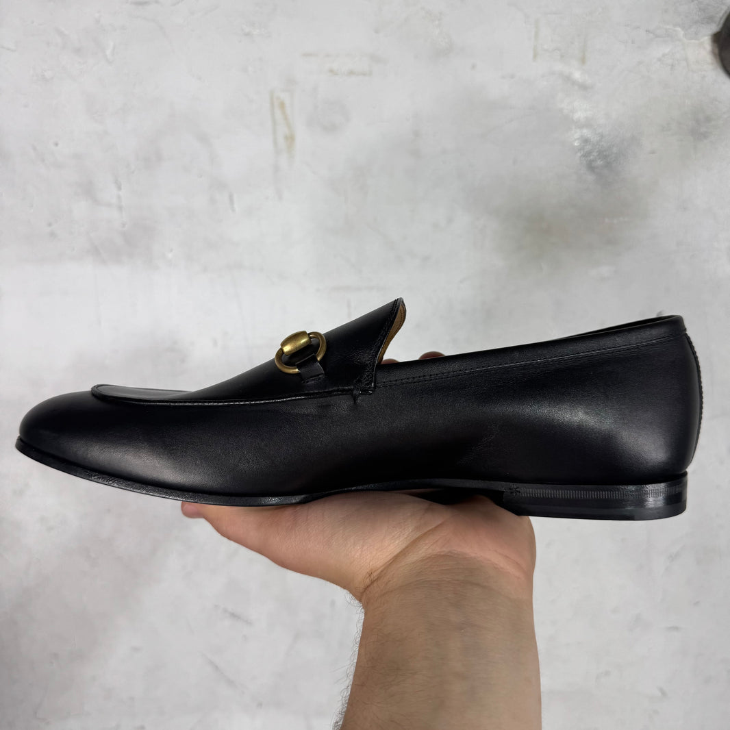 Gucci Leather HorseBit Loafers