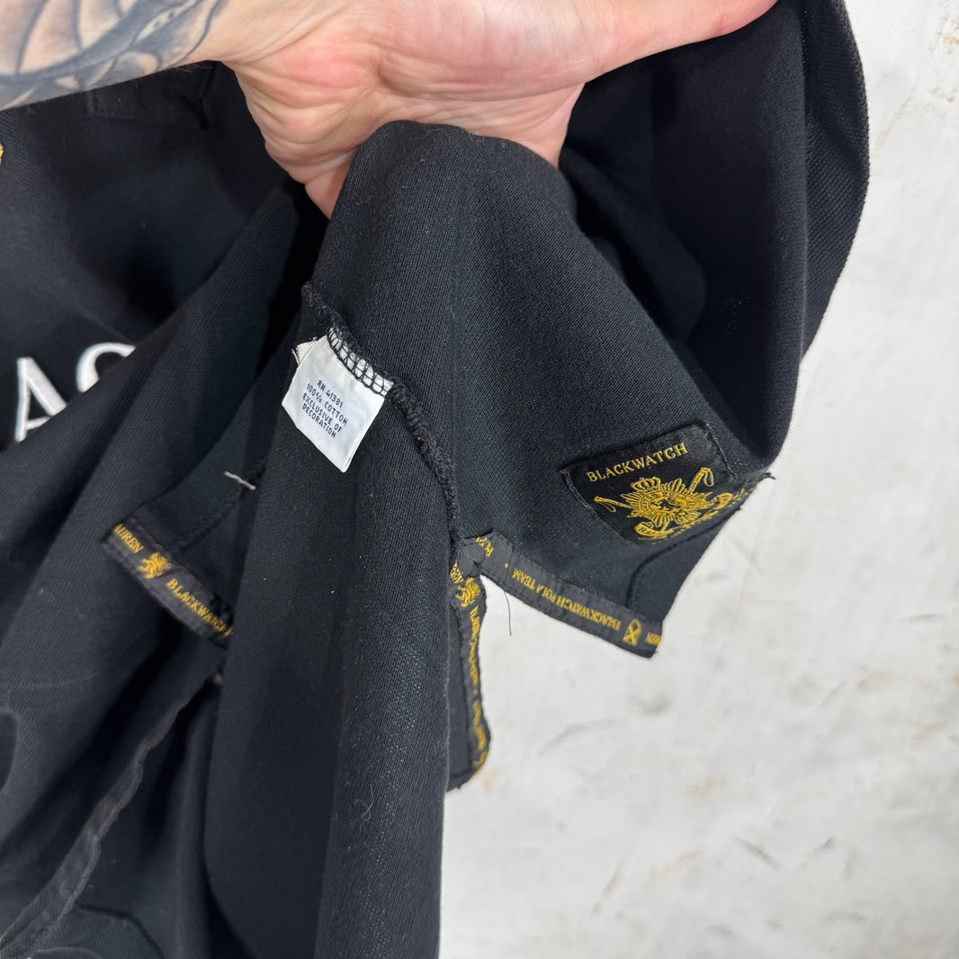 Ralph Lauren Black Blackwatch Big Pony Polo