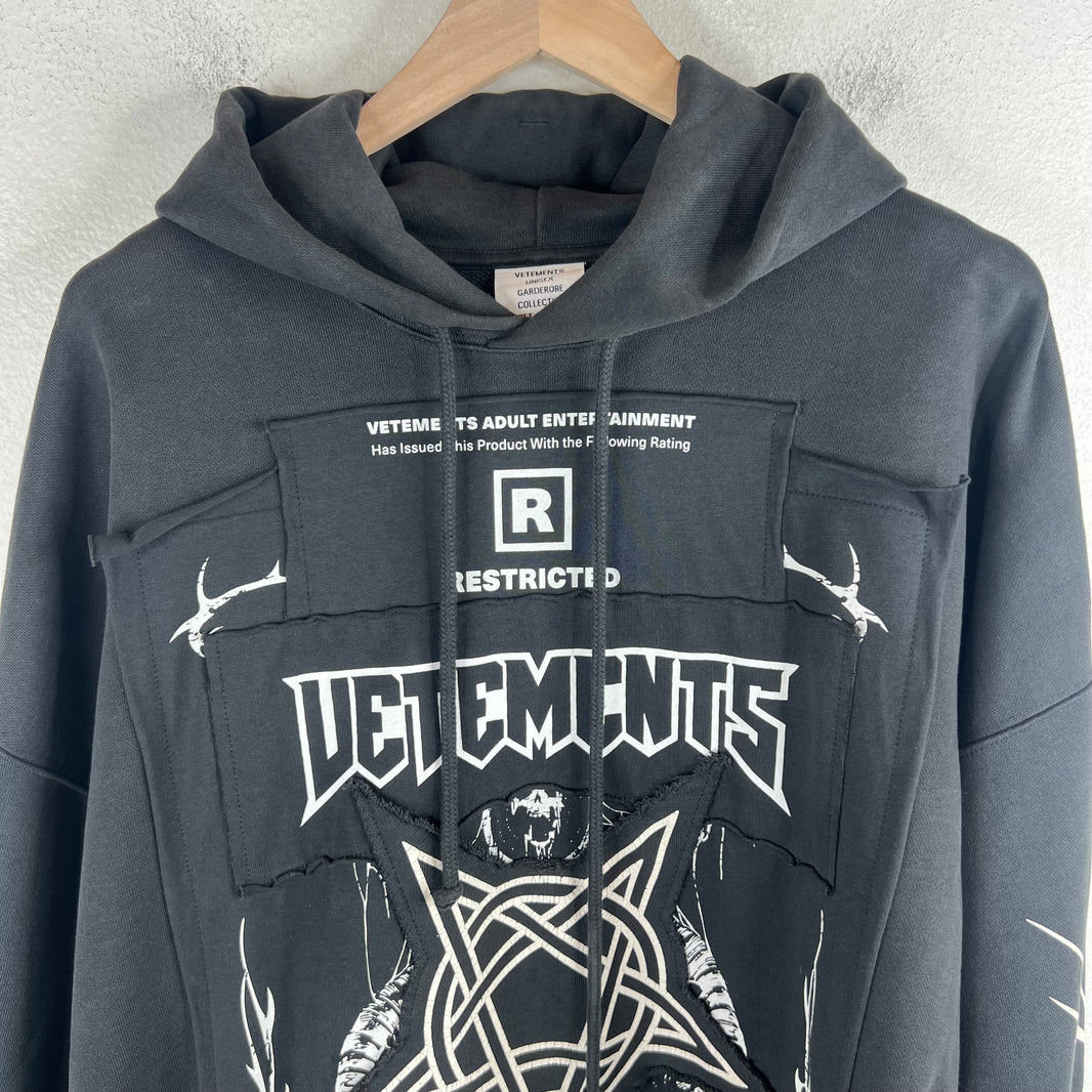 Vetements J'Adore Metal Hoodie