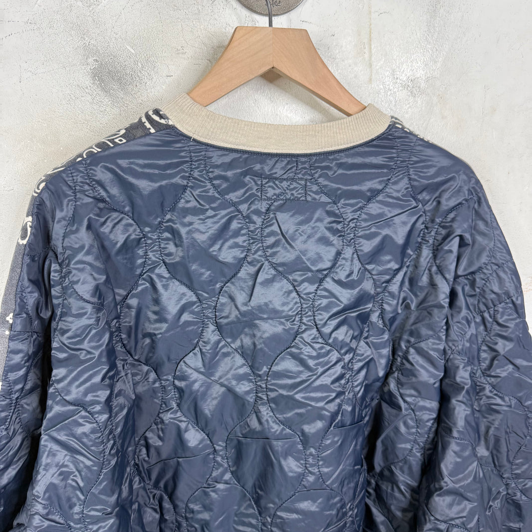 Kapital Paisley Hybrid Quilted Crewneck