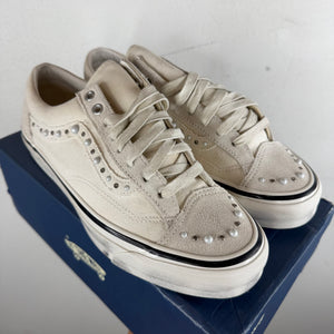 Vans White Pearlized Style 36 Sneakers