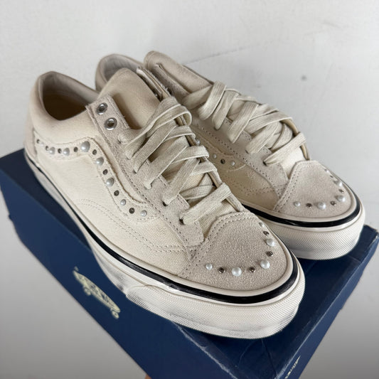 Vans White Pearlized Style 36 Sneakers