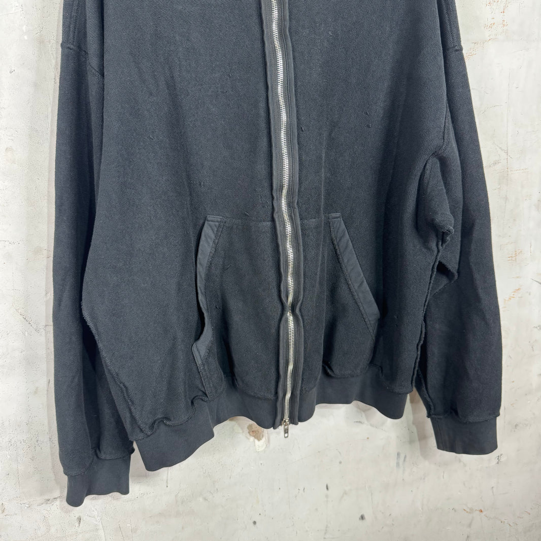 Balenciaga Inside Out Zip Hoodie
