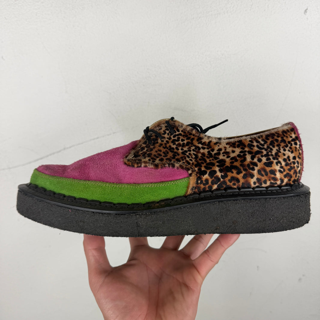 CDG George Cox Gibson Suede Leopard Derbys