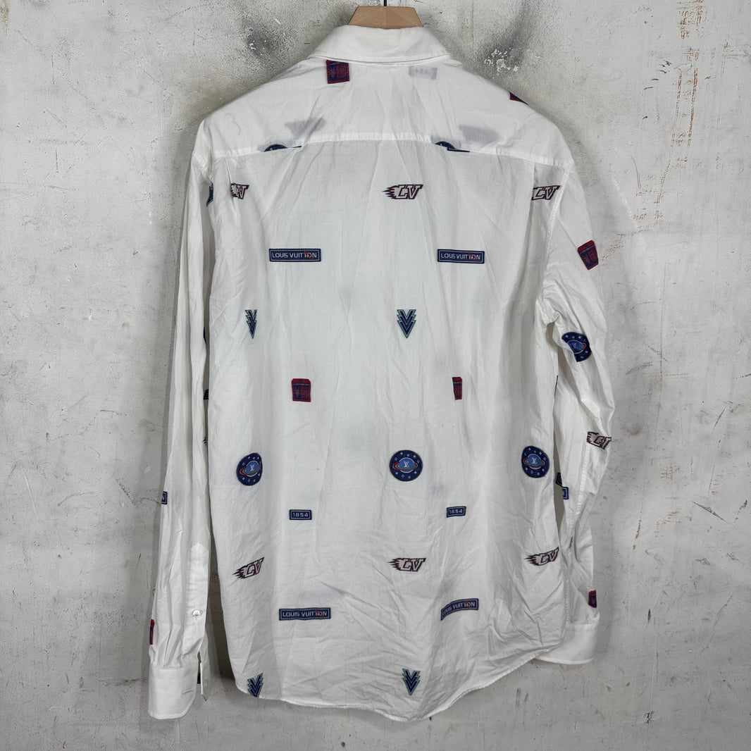 Louis Vuitton Woven Emblem LS Shirt