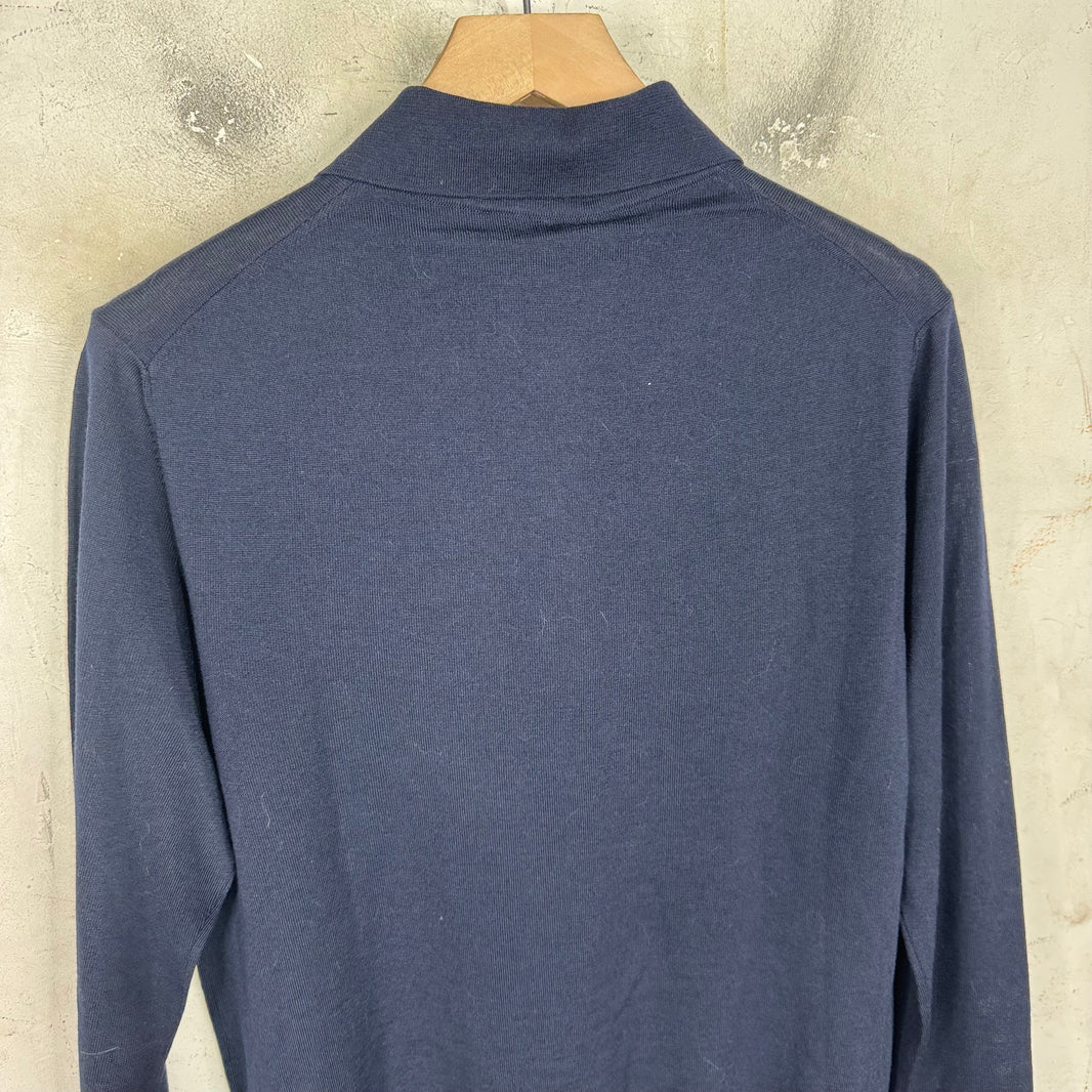 Prada Wool Rugby Polo Sweater