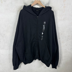 Balenciaga Sticker Size Zip Hoodie