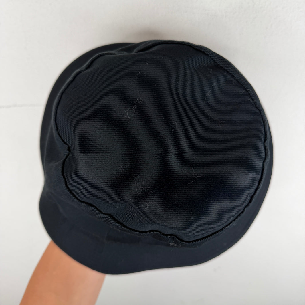 Celine Black Logo Bucket Hat