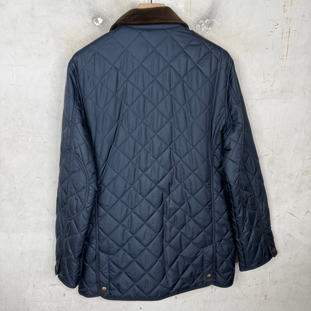 Ralph Lauren Navy Quilted Hunting Jacket