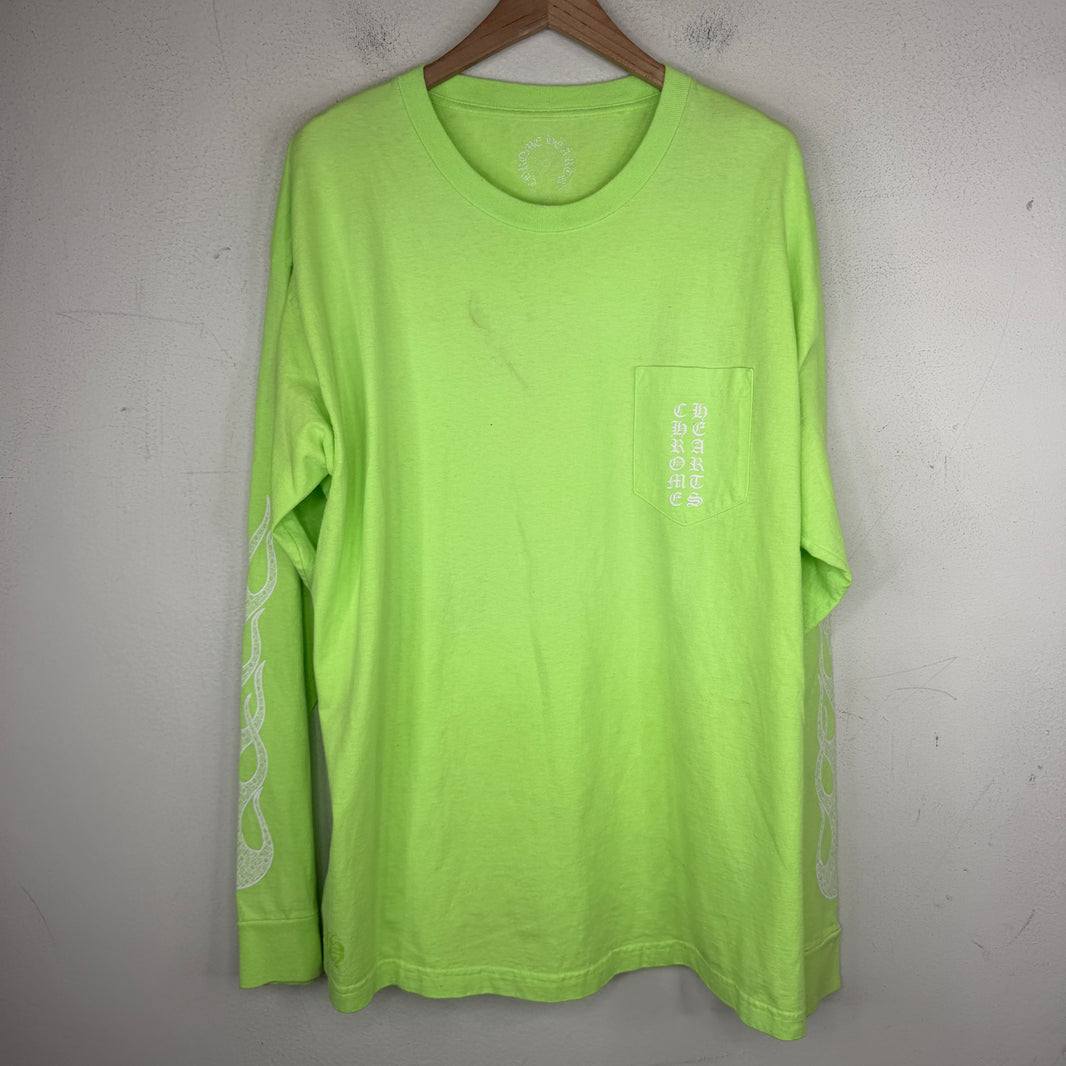 Chrome Hearts Neon Flame L/S T-Shirt