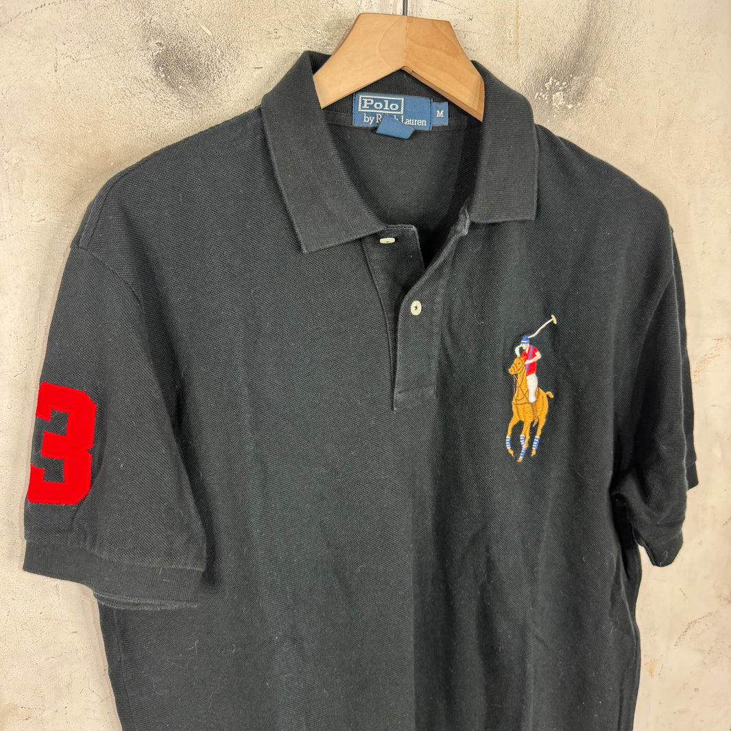 Ralph Lauren Black Realistic Big Pony Polo