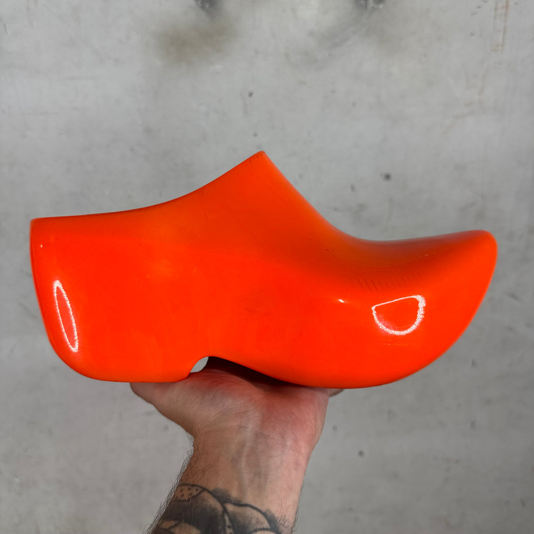 Balenciaga Orange Technoclogs