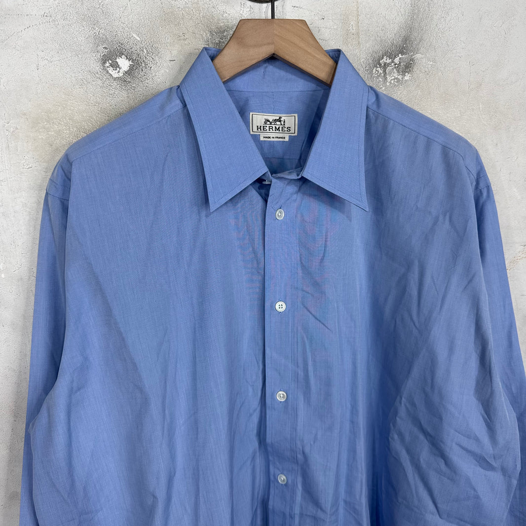 Hermes Light Blue Buttoned Shirt