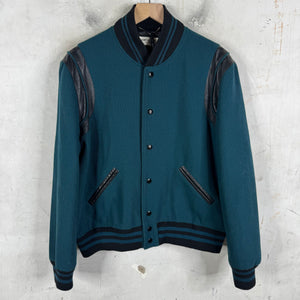 Saint Laurent Green/Black Teddy Jacket