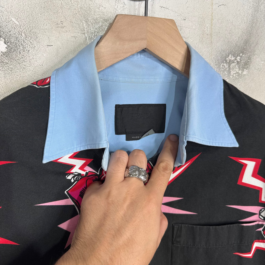 Prada L/S Heart Bolt Buttoned L/S Shirt