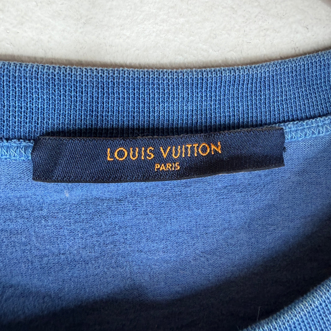 Louis Vuitton Blue 3M Logo T-shirt