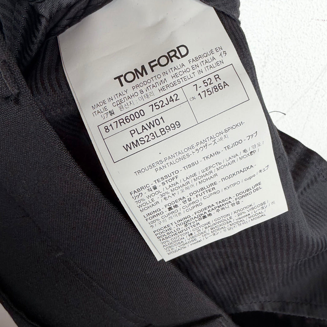 Tom Ford Black Wool Trousers