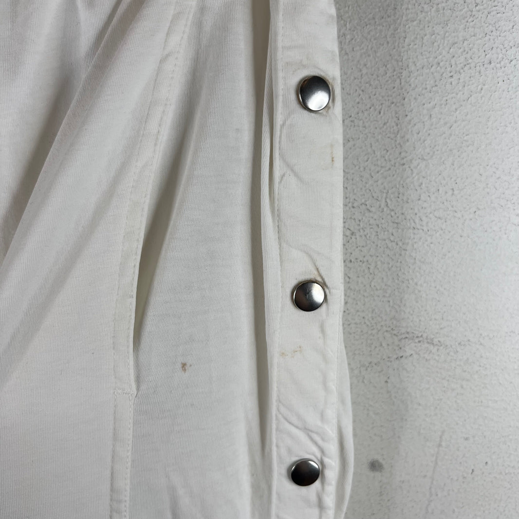 DRKSHDW White Thin Cotton Pusher Pants