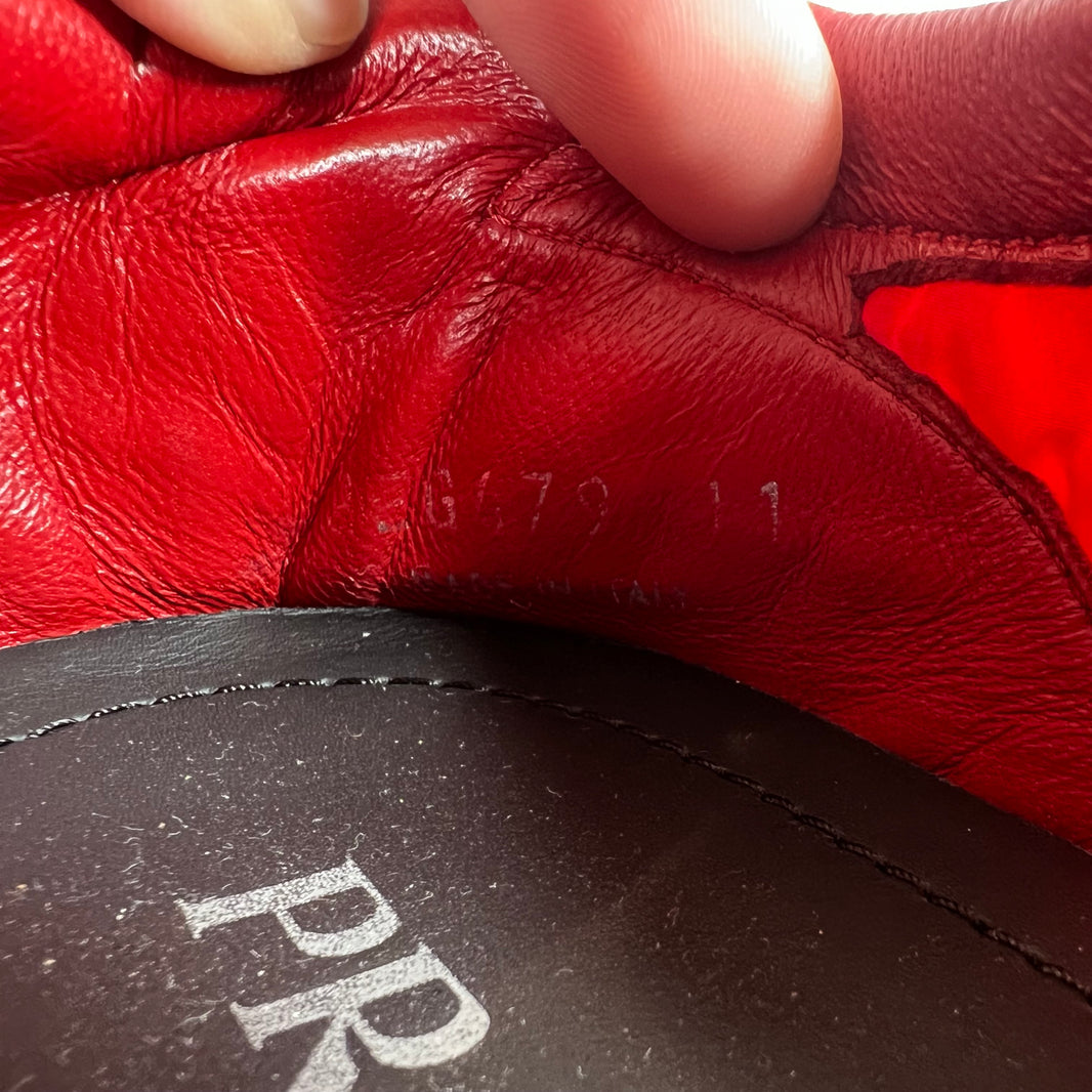 Prada Red Collapse Sneakers