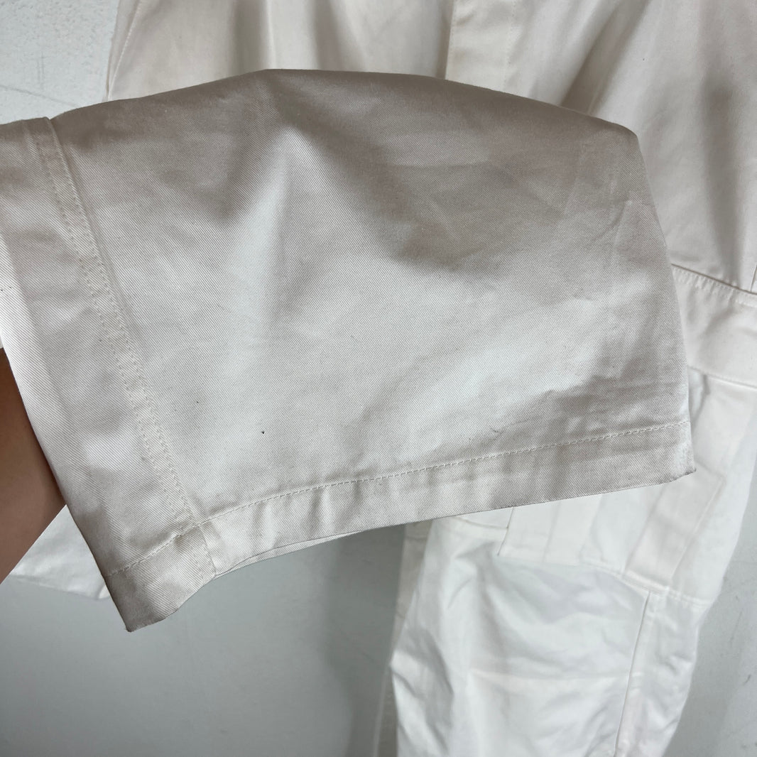 Balenciaga White Kick Knee Cargo Trousers