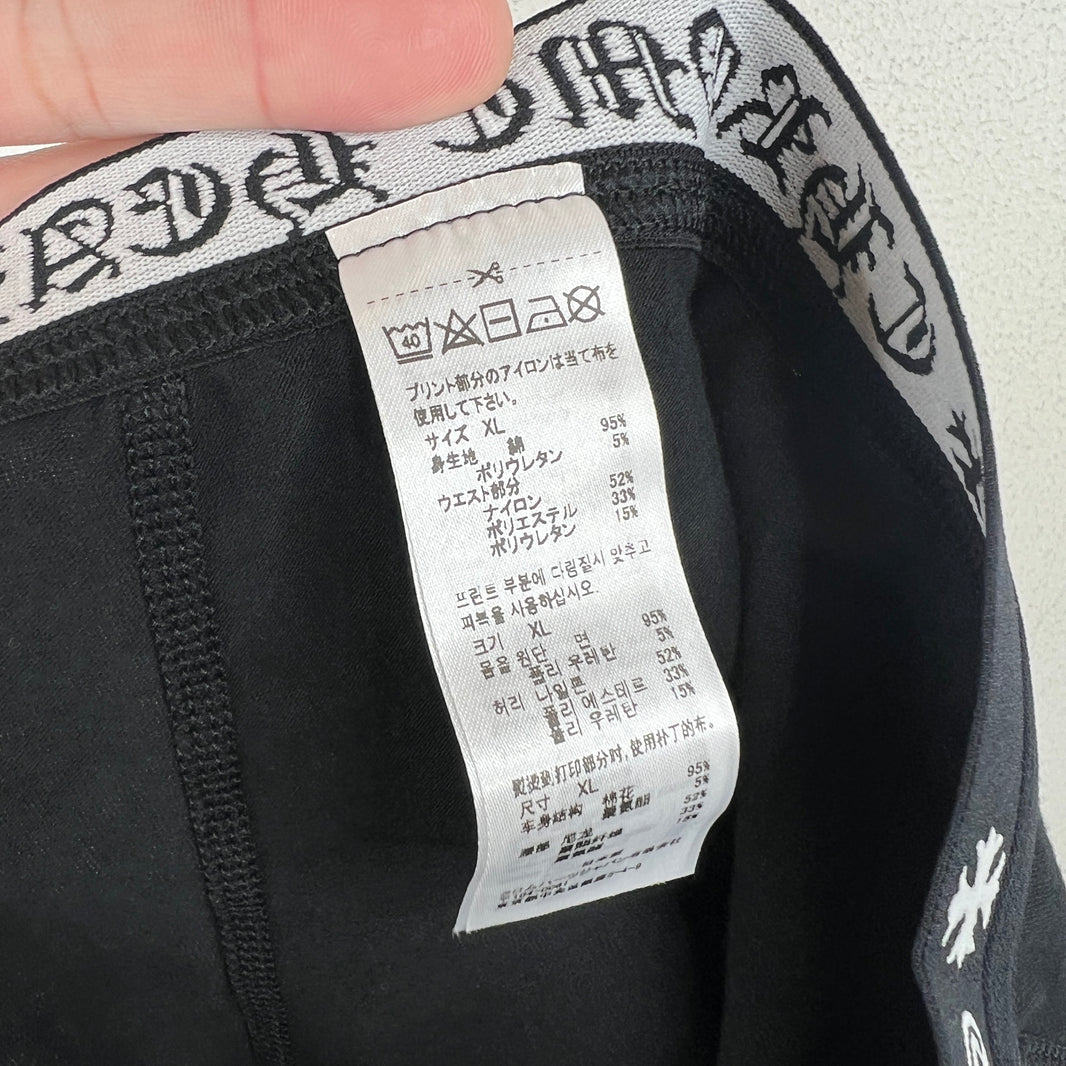Chrome Hearts Black Underwear