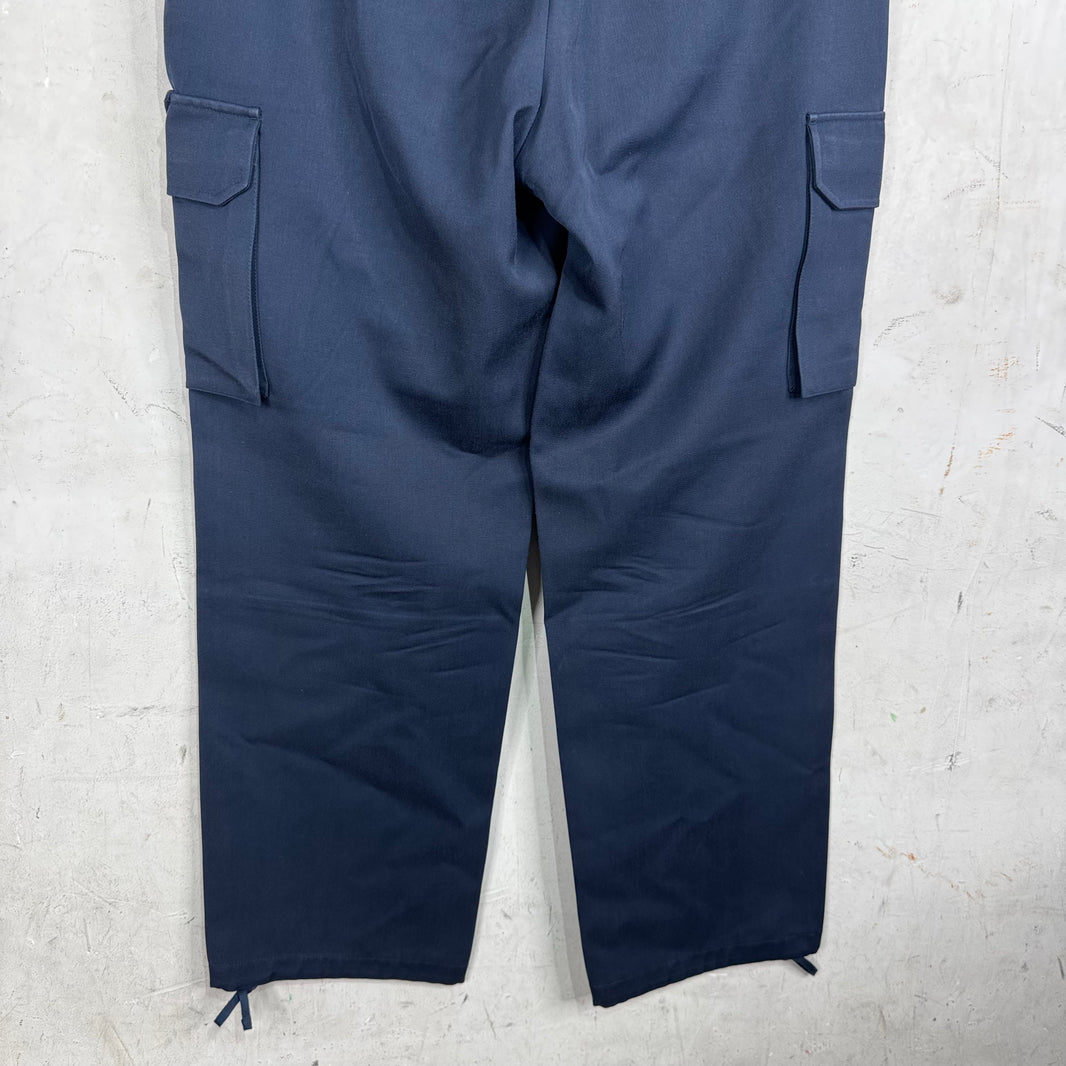 Louis Vuitton Navy Loose Pin Cargo Pants