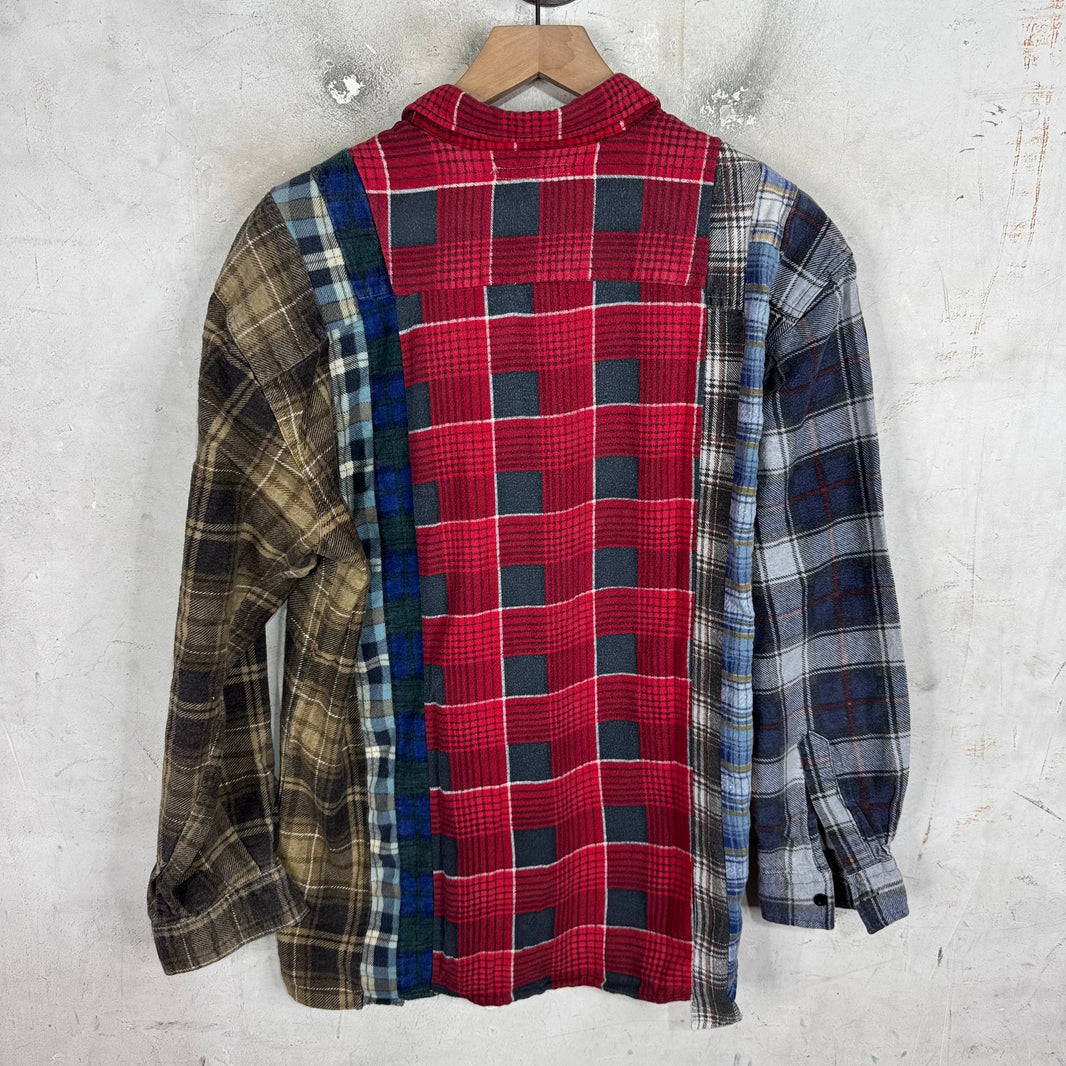 Needles Rebuilt Red Plaid Flannel