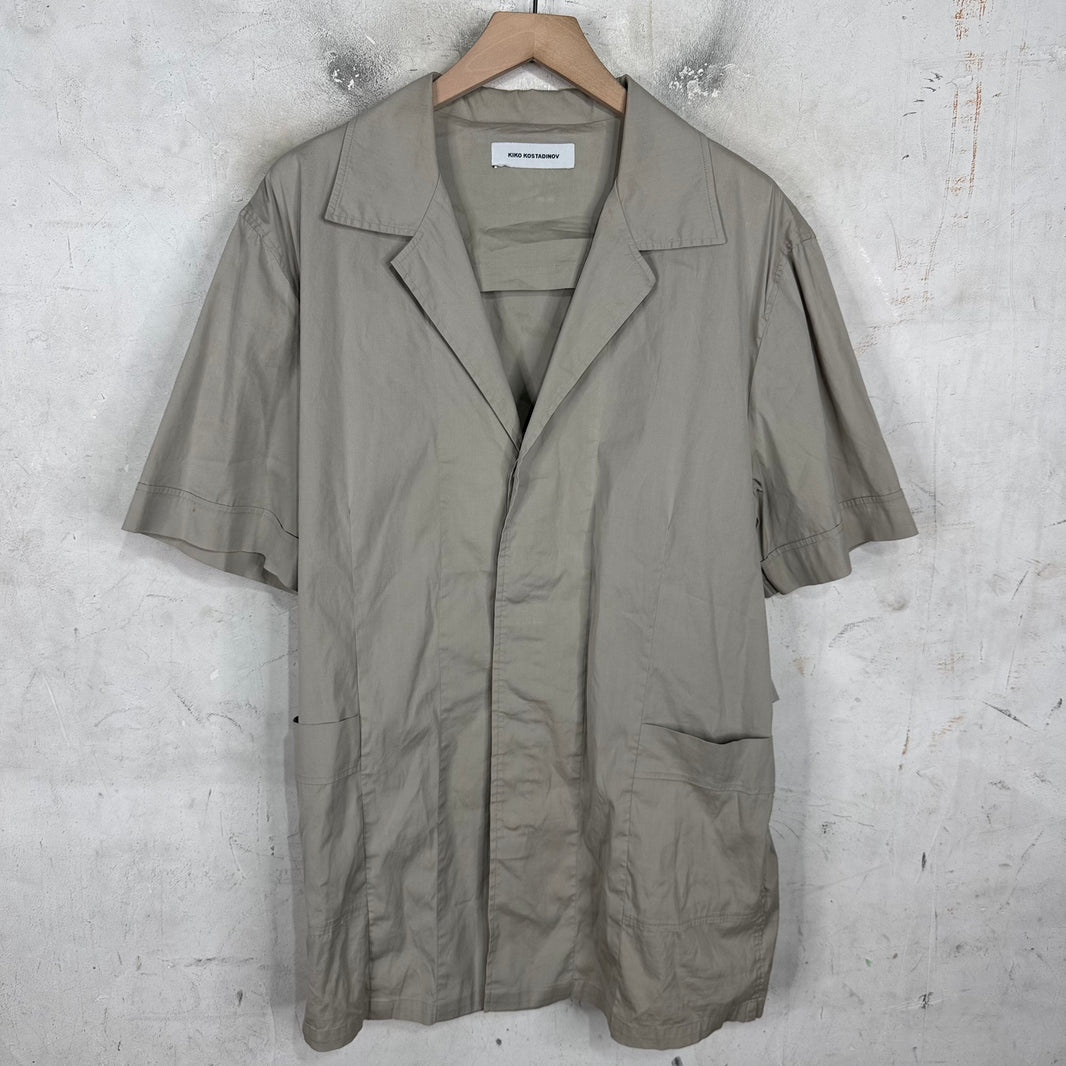 Kiko Kostadinov Beige Blazer Shirt