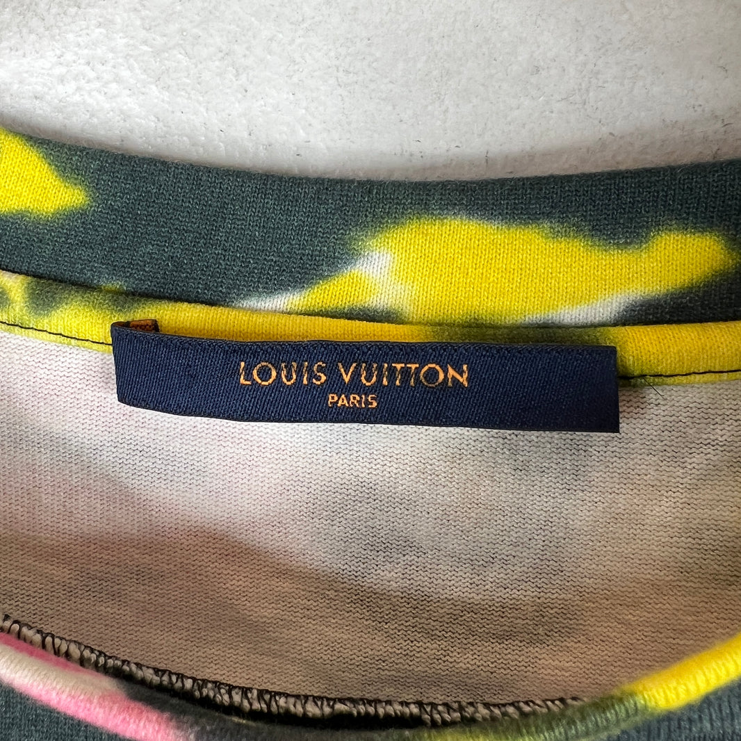 Louis Vuitton Plain Rainbow Tie-Dye T-Shirt