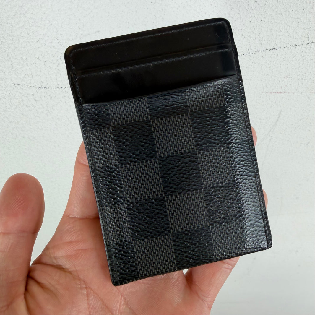 Louis Vuitton Black Damier Cardholder