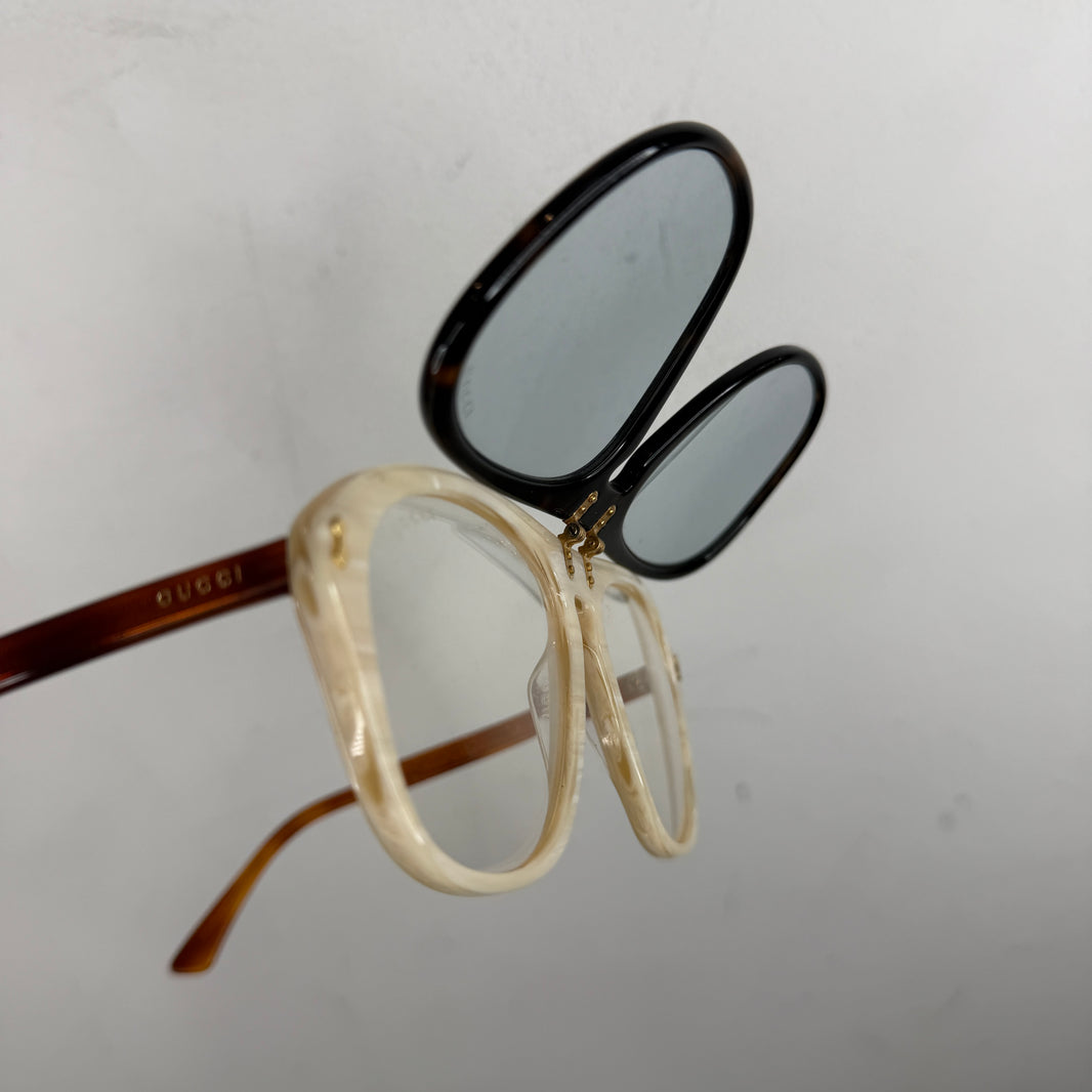 Gucci Double Lens Flip Up Glasses